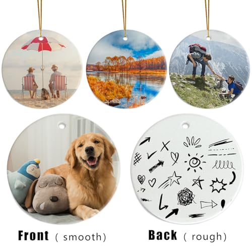 Sublimation Ceramic Ornaments (13.99 Count)