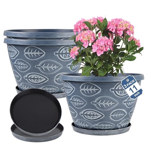 Outdoor Flower Pots Set of 3 (3 Count)