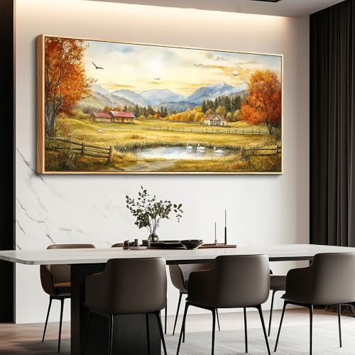 Large Canvas Wall Decor For Living Room Wall Art For Farmhouse Office Mural For Bedroom Ink