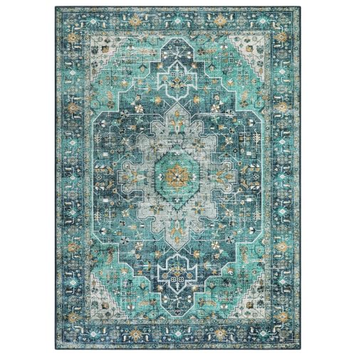 Ultra Thin Washable Vintage Area Rug