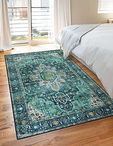 Ultra Thin Washable Vintage Area Rug