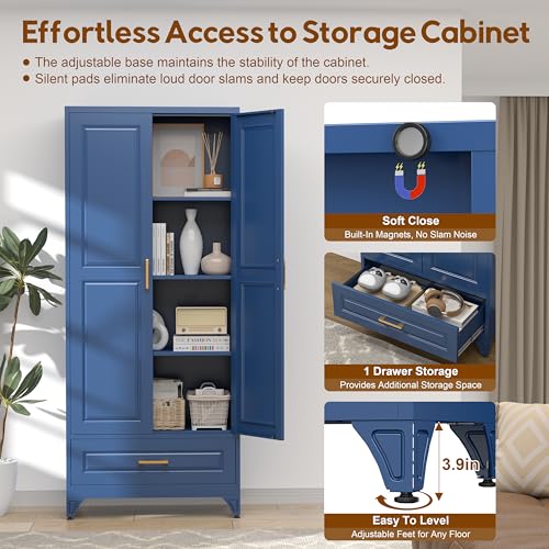 75" Kitchen Pantry Cabinet