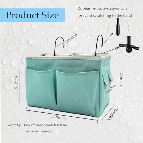 2 Pack Bedside Caddy Bedside Hanging Storage Basket Multi (2 Count)