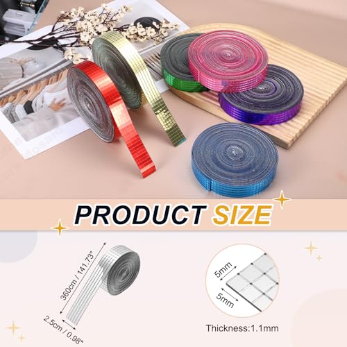 5x5mm Self Adhesive Mirrors Mosaic Tiles (3600 Count)