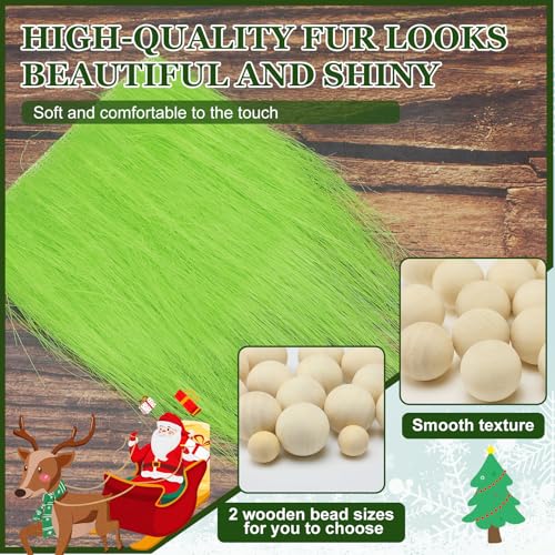 60 Pcs Gnome Beard Nose Crafts Kit with Cones