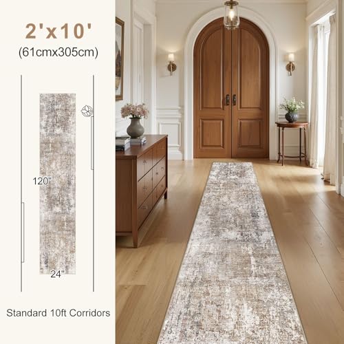 2x6 Washable Runner Rug for Hallway (24 Count)
