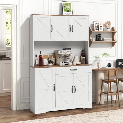 71" Pantry Cabinet with Charging Station