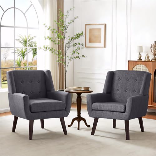 Living Room Chairs Set of 2