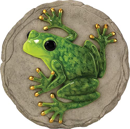 Garden Décor Raised Frog Stepping Stone