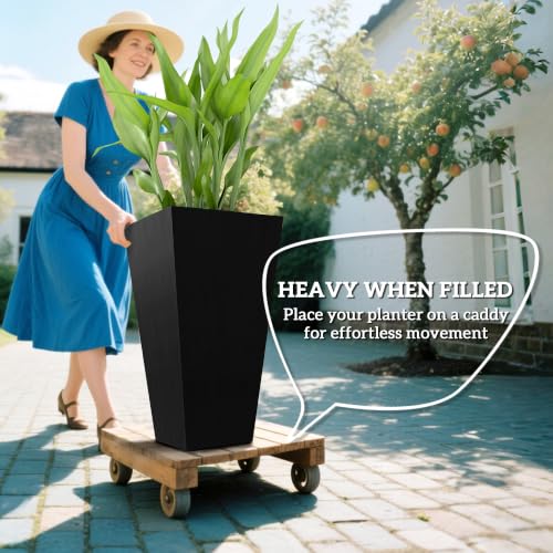 28 in Tall Planters for Outdoor Plants (3 Count)