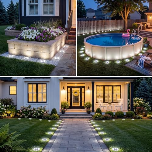 Mini Solar Ground Lights 24 Pack (24 Count)