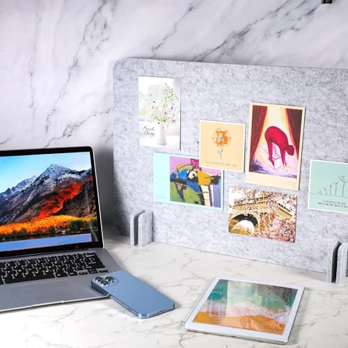 4 Pcs Acoustic Desk Divider Desk Partition for Students 16 x 24 Inch Table Freestanding Privacy Panel Visual Distraction and Noise Reducing for School Classroom Teacher Office
