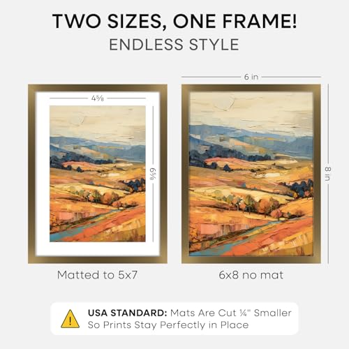 6x8 Bronze Picture Frame (3 Count)