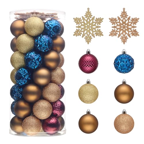 Christmas Tree Decorations Ornament Set (50 Count)
