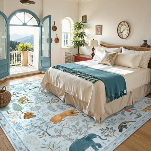 Animal Area Rugs 8x10 Soft Non (80 Sq Ft)