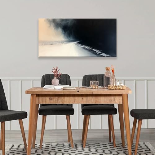 Black And White Abstract Wall Art Modern Minimalist Canvas Art Wall Decor Print Picture Abstract Wall Decor Painting Picture For Bedroom Office Home Wall Decoration 20 X 40 In