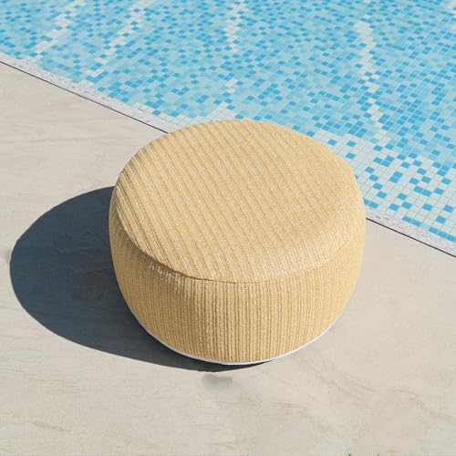 Outdoor Inflatable Ottoman with Air Pump