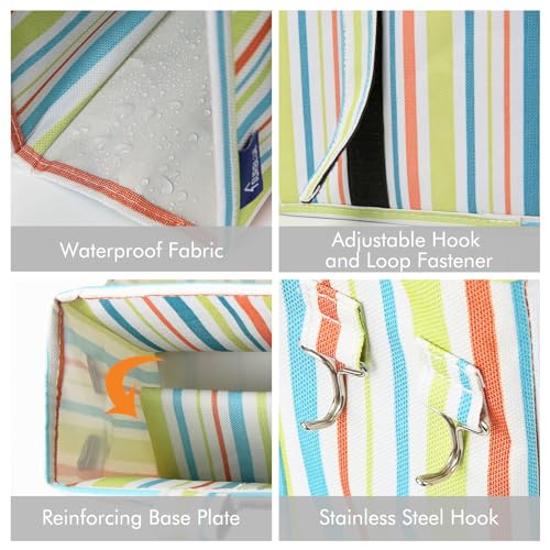 Bedside Caddy Hanging Bed Organizer Storage Bag Pocket for Bunk and Hospital Beds