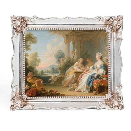 8x10 Vintage Picture Frame with Embossed Flower Design