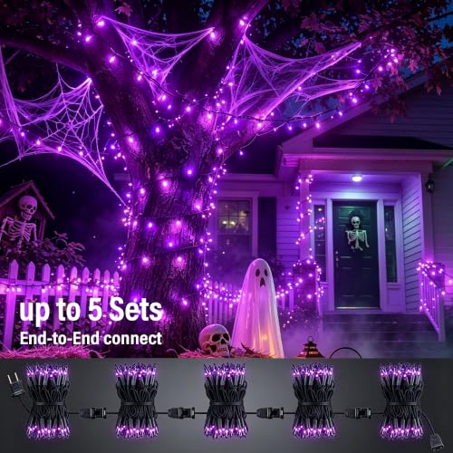 Purple Halloween Lights (21 Foot)