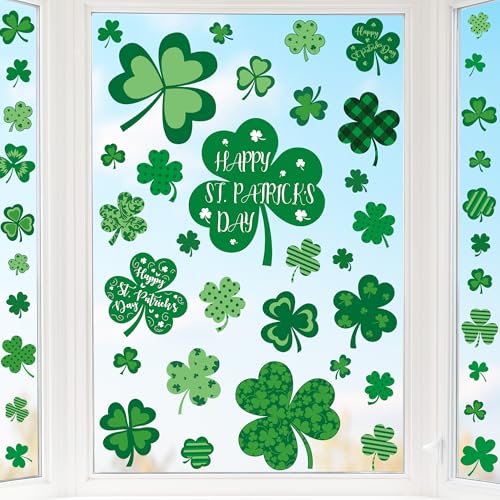 9 Sheets St Patricks Day Window Clings (9 Count)