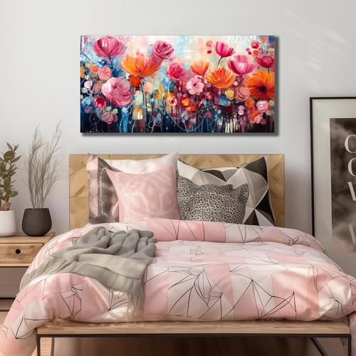 Flower Wall Art for Living Room