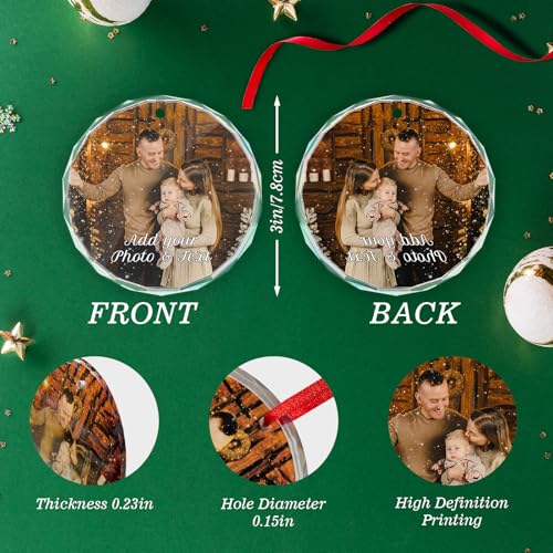 Personalized Christmas Ornament with Photo