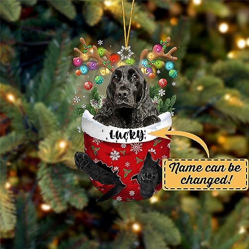English Cocker Spaniel 1 Dog Christmas Ornament
