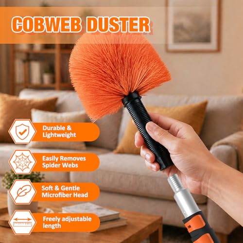 30FT Cobweb Duster with Extension Pole