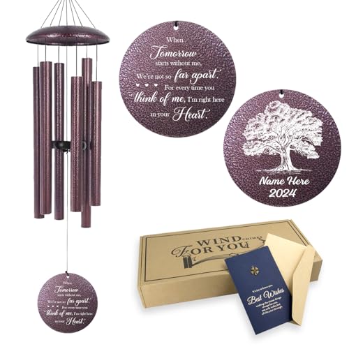 Personalized Memorial Wind Chime for Loss of Loved One 30