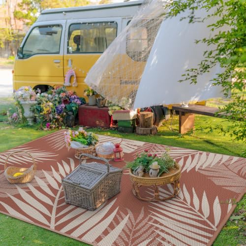 Outdoor Rug Waterproof Plastic Rugs for Patio (108 Sq Ft)