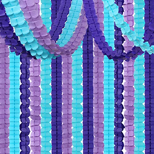 Purple Blue Mermaid Party (12 Count)