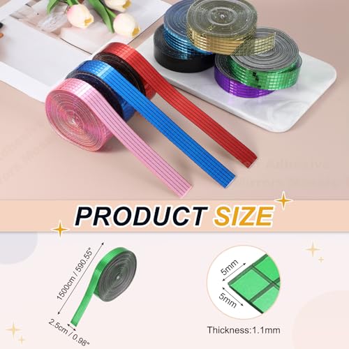 5x5mm Self Adhesive Mirrors Mosaic Tiles (15000 unidad)