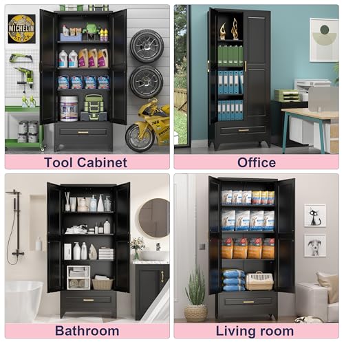 Pantry Kitchen Cabinet with Drawer