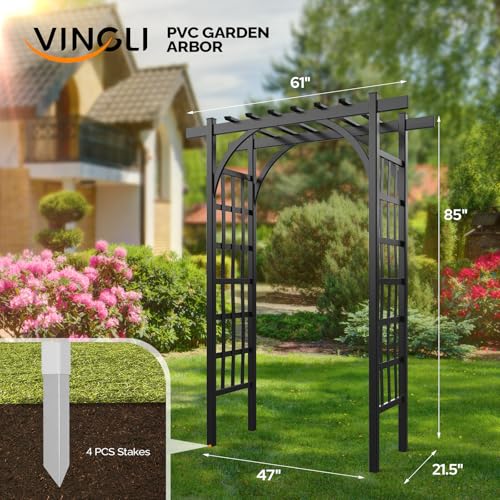 Garden Arbor PVC Wedding Arch for Ceremony Party