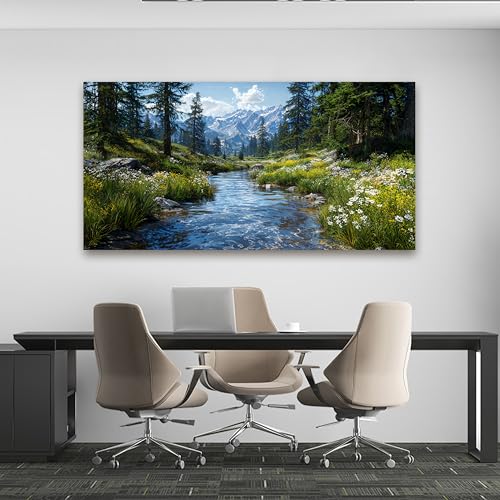 Nature Landscape Wall Art Prints Artwork Pictures For Living Room 24"X48"