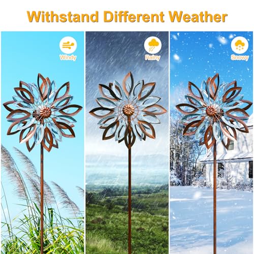 Solar Wind Spinners Outdoor