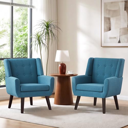 Living Room Chairs Set of 2