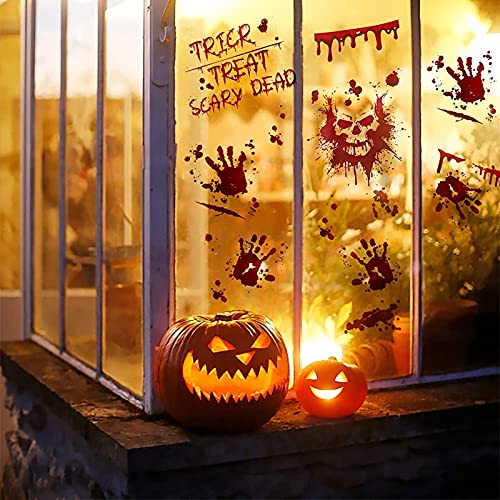 95 Pcs Bloody Window Stickers