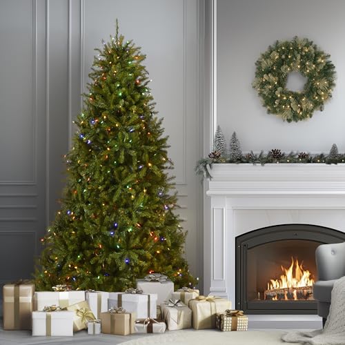 7.5ft Pre Lit Dunhill Fir Artificial Christmas Tree