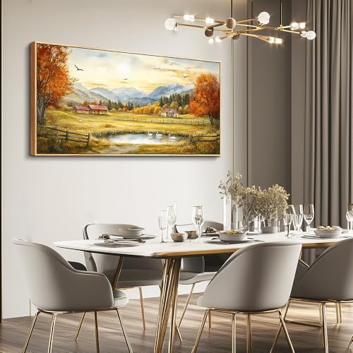 Large Canvas Wall Art For Living Room Wall Decor For Farmhouse Bedroom Office Decor Ink