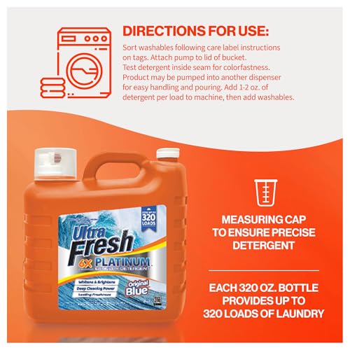 6X Platinum Laundry Detergent (640 Fl Oz)