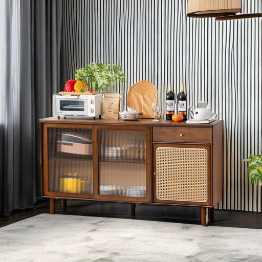 Bamboo Sideboard Buffet Cabinet