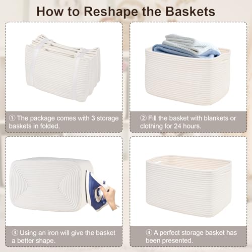Baskets for Organizing (3 Count)