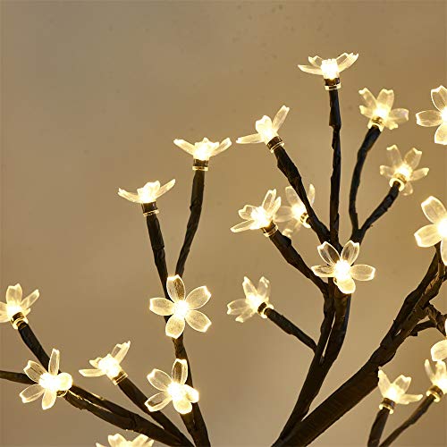 17.5 Inch Lighted Cherry Blossom Tree