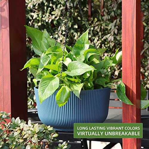 11.2 Inch Self Watering Hanging Planter (2 Count)