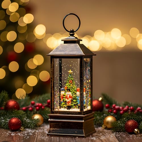 10'' Nutcracker Snow Globe