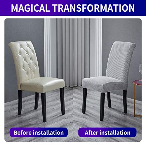 Stretch Chair Covers for Dining Room Set of 2