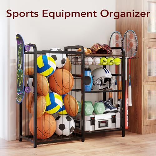 Garage Sports Equipment Organizer