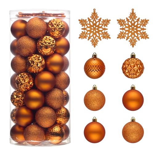 50ct Christmas Tree Decorations Ball Ornaments 2 Inches (50 Count)